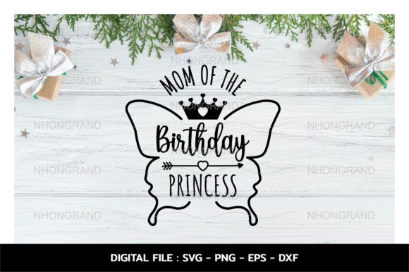 Birthday Princess Mom with Butterfly – Design Review for Real Embroidery Projects