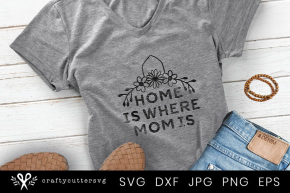 Home Is Where Mom Is – A Mother’s Day Embroidery Design That Feels Like a Hug