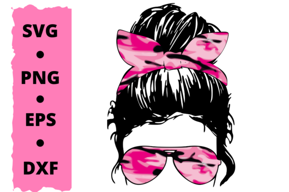 Pink Camo Mom: A Fresh Take on Modern Embroidery Design